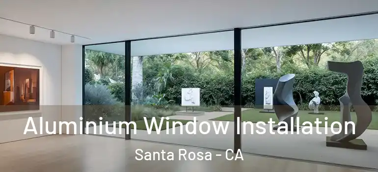  Aluminium Window Installation Santa Rosa - CA