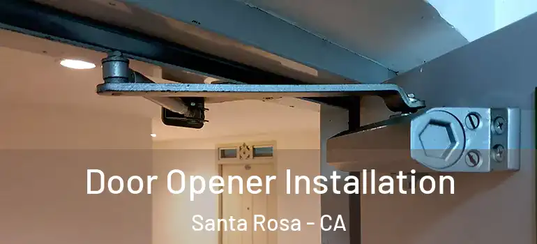  Door Opener Installation Santa Rosa - CA