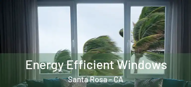  Energy Efficient Windows Santa Rosa - CA