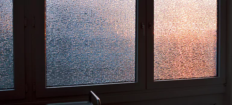 Frosted Glass Window Replacement in Santa Rosa, CA