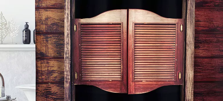 Installing Saloon Door Hinges in Santa Rosa, CA