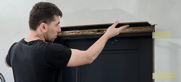 Wood Door Hole Repair in Santa Rosa, CA