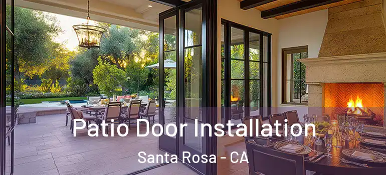  Patio Door Installation Santa Rosa - CA