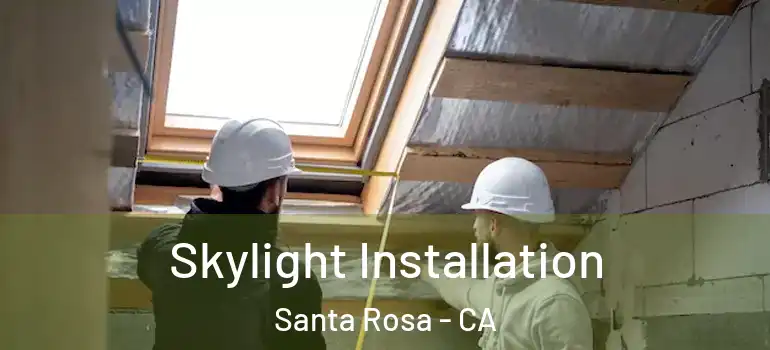  Skylight Installation Santa Rosa - CA