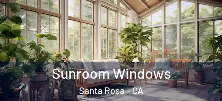  Sunroom Windows Santa Rosa - CA