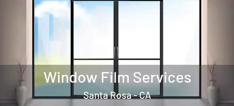  Window Film Services Santa Rosa - CA